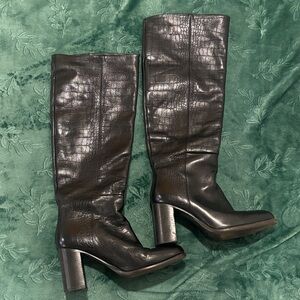 FP Movement by Free People Black Over the Knee Boots